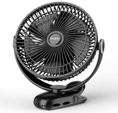 Clip-On-Ventilator mit 12000 mAh Akku